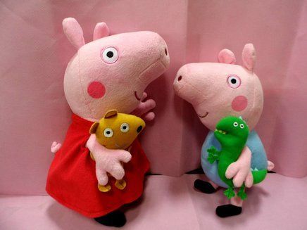 Peppa Pig + George 19 cm