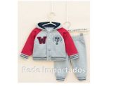 Conjunto Moletom Flanelado Menino Bebê